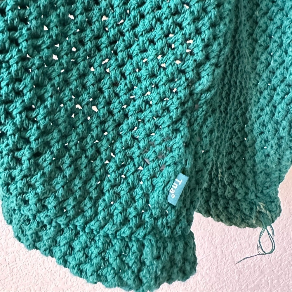 TNA Aritzia Dixie Zip Mess Hoodie in Emerald Green Color Size Small - Picture 4 of 7